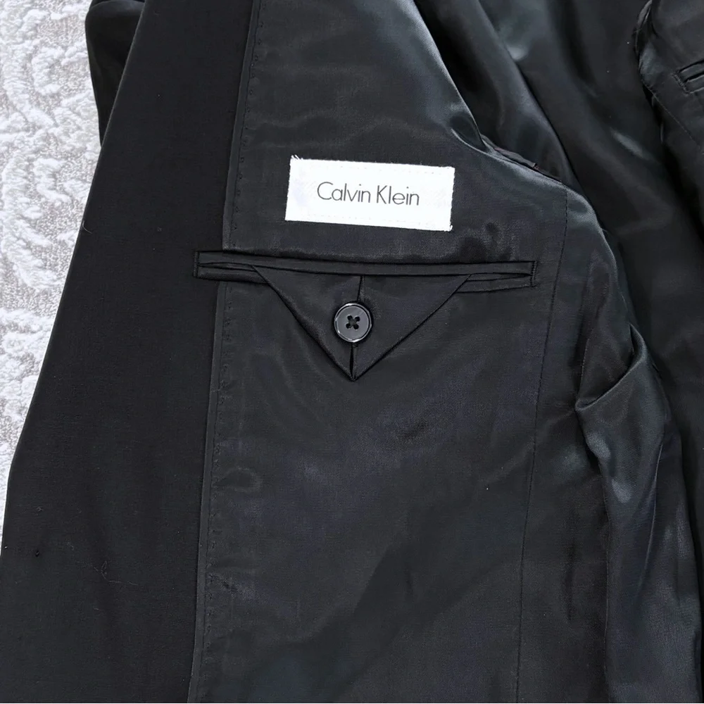 NWOT Calvin Klein Slim Stretch Wool Suit Jacket